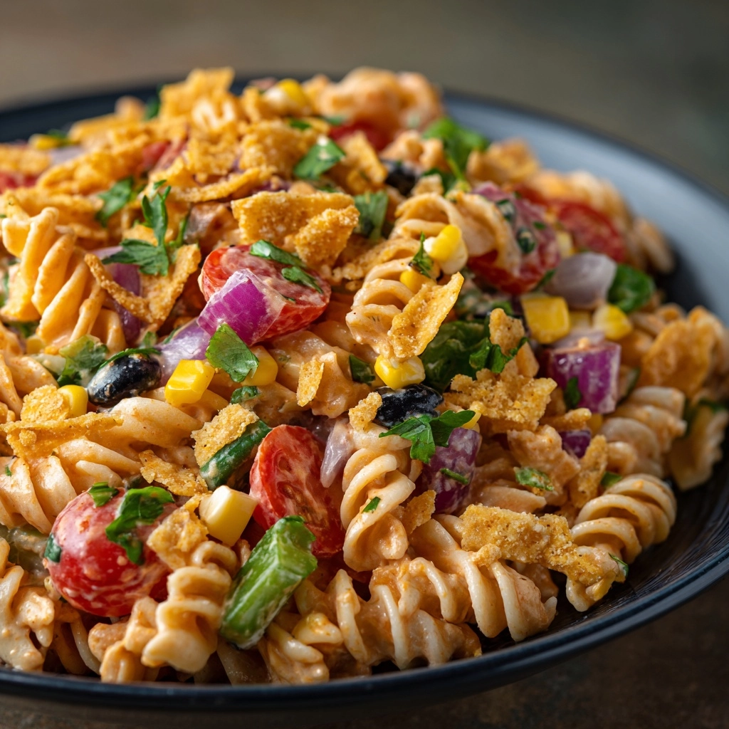 Ranch Taco Pasta Salad Recipe - Recipe Image