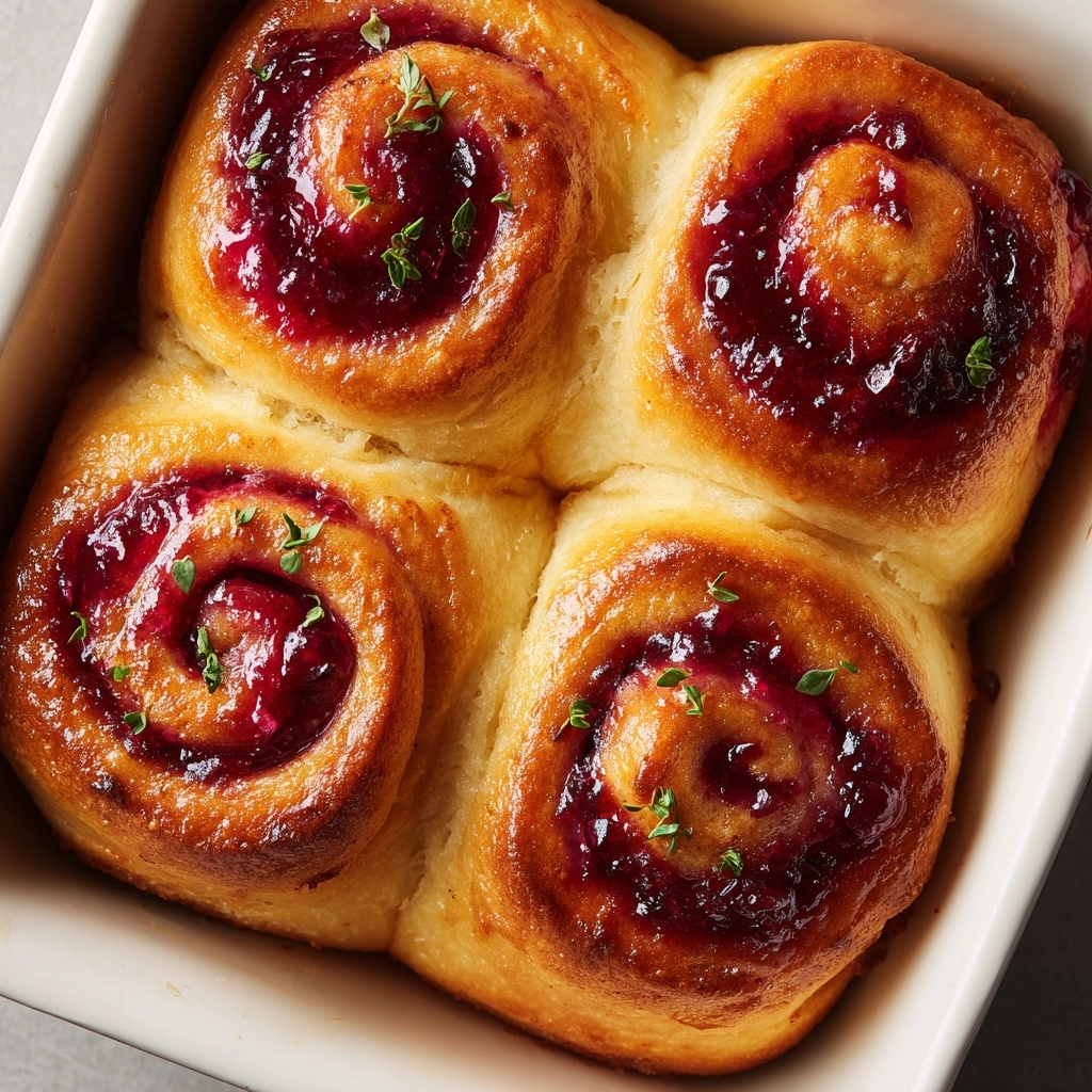 Cranberry Orange Sweet Rolls Recipe - Recipe Image