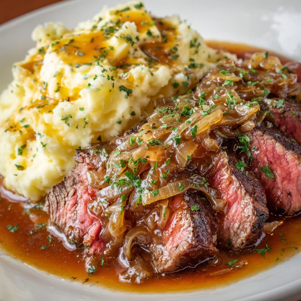 Classic Round Steak & Gravy Recipe - Recipe Image