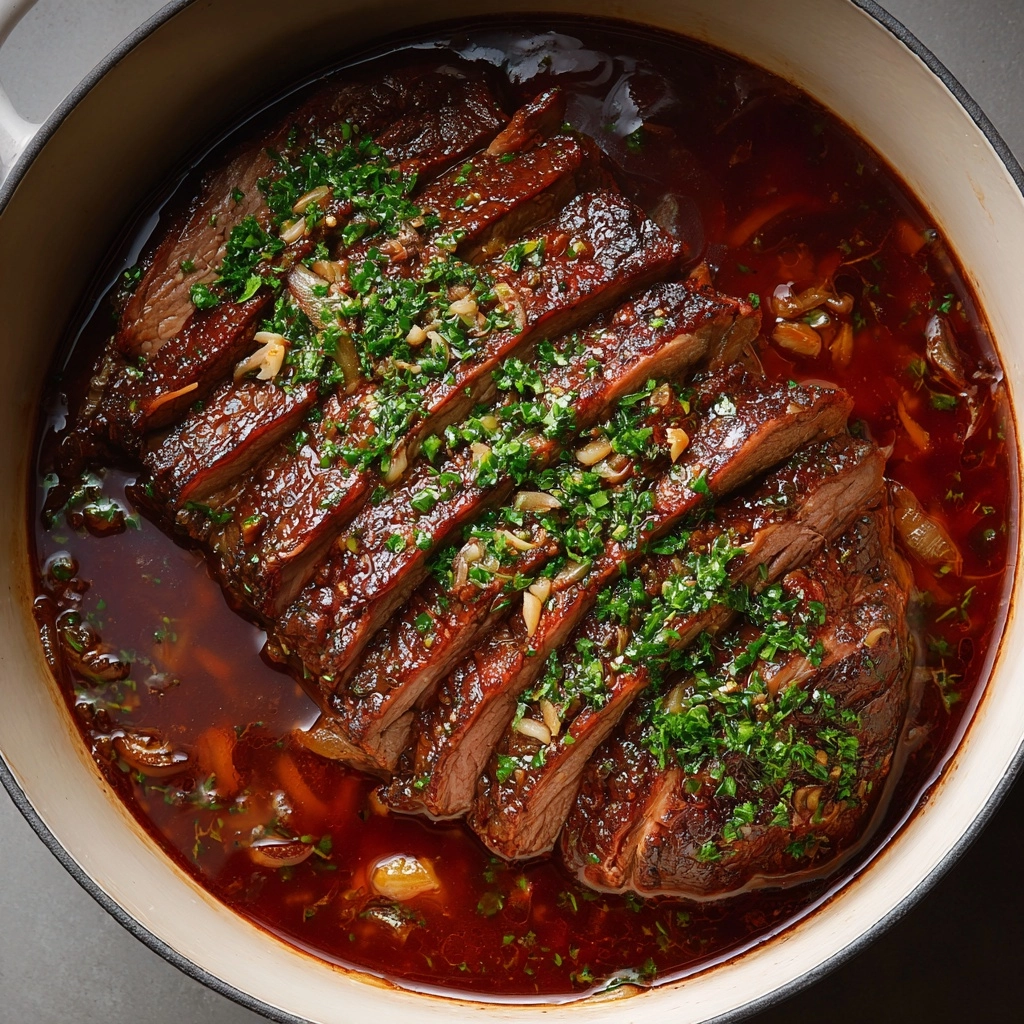 Italian Style Braised Brisket Recipe - Recipe Image