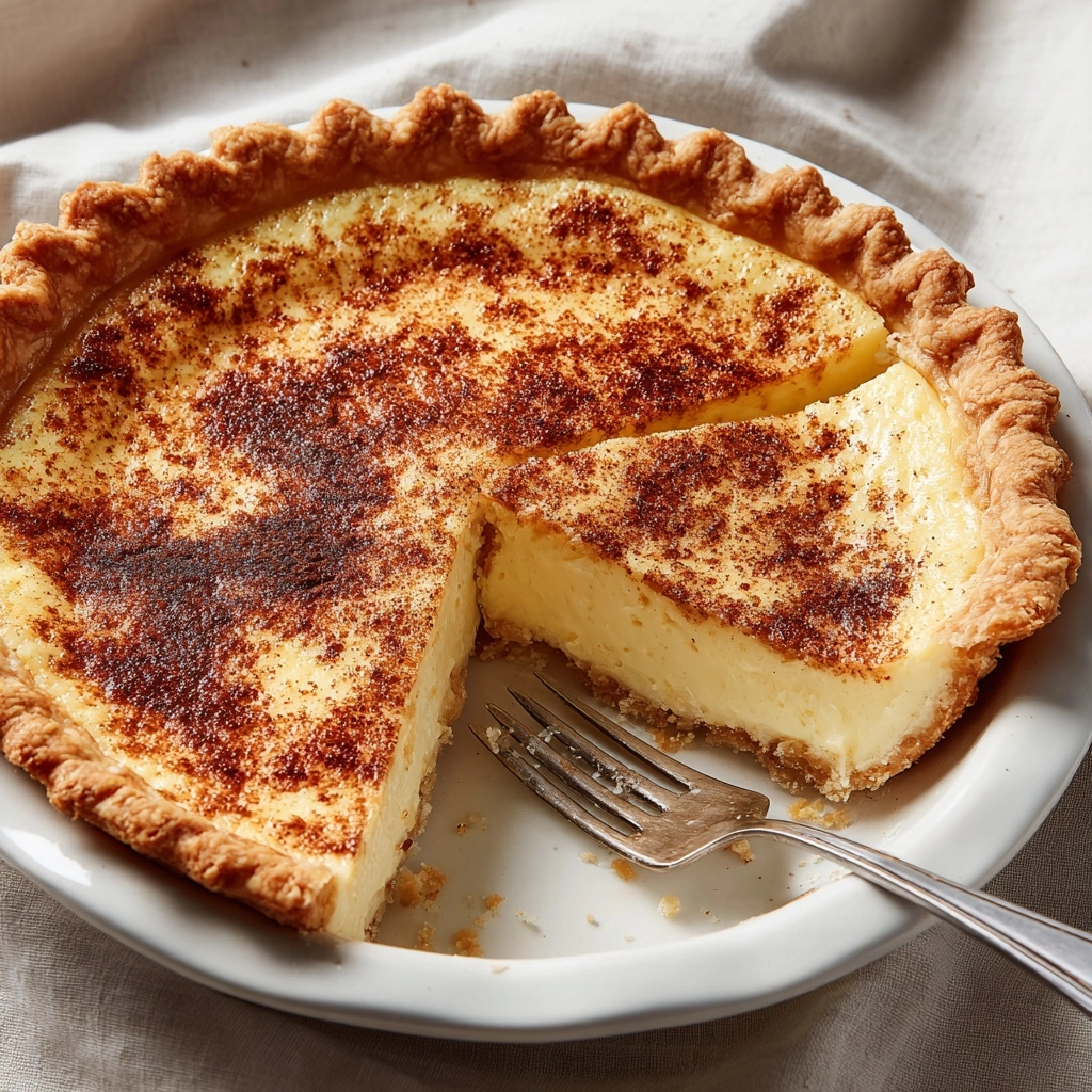 Classic Vanilla Custard Pie Recipe - Recipe Image