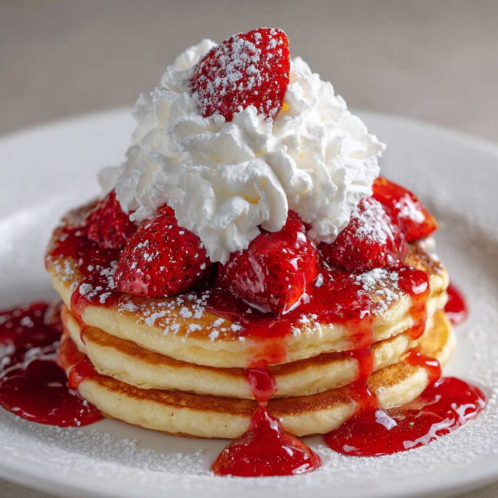 Strawberry Shortcake Pancakes Recipe - Recipe Image
