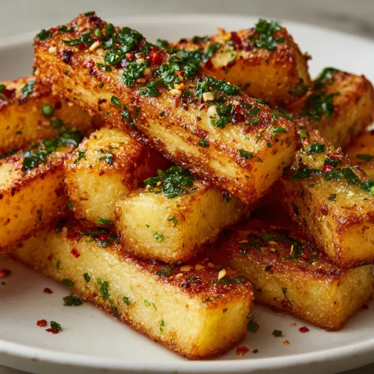 Crispy Hungarian Potato Cheese Sticks Recipe