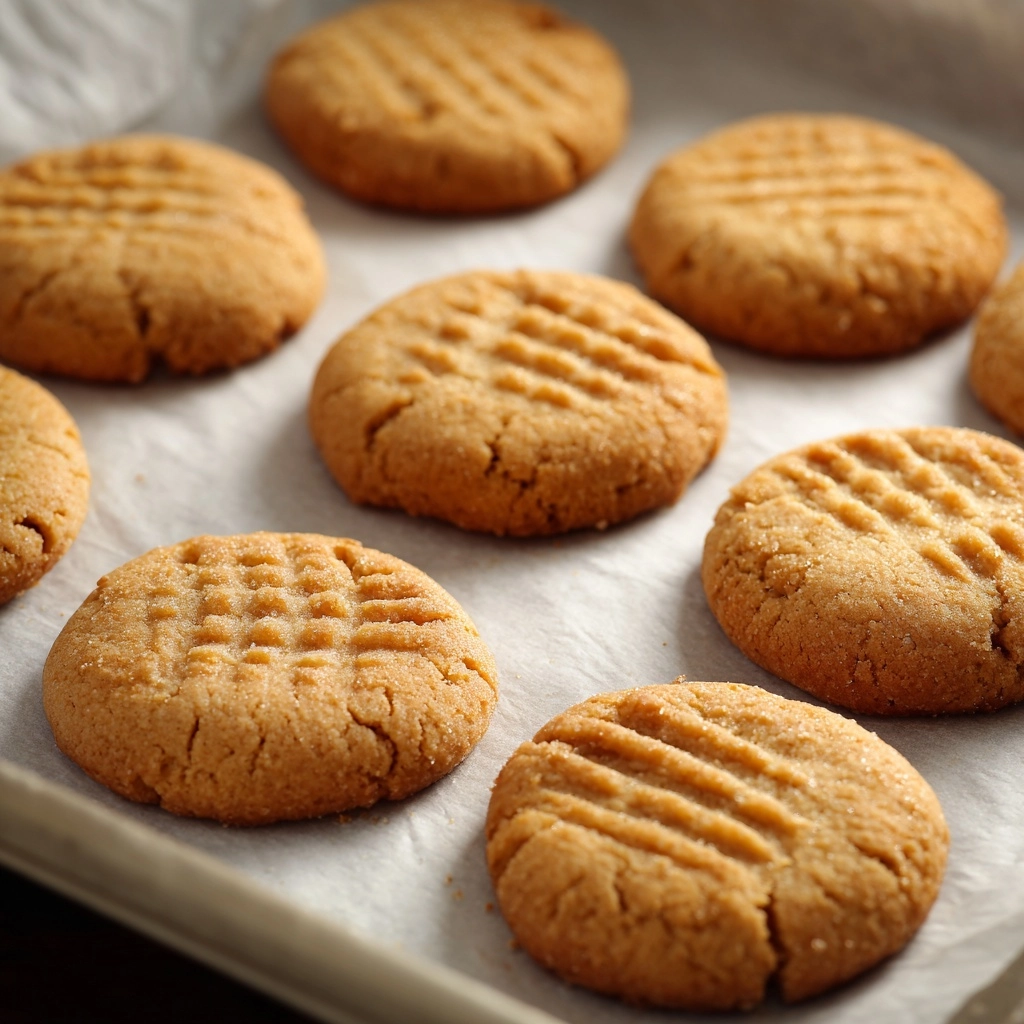 Flourless Peanut Butter Cookies (Gluten-Free) Recipe - Recipe Image