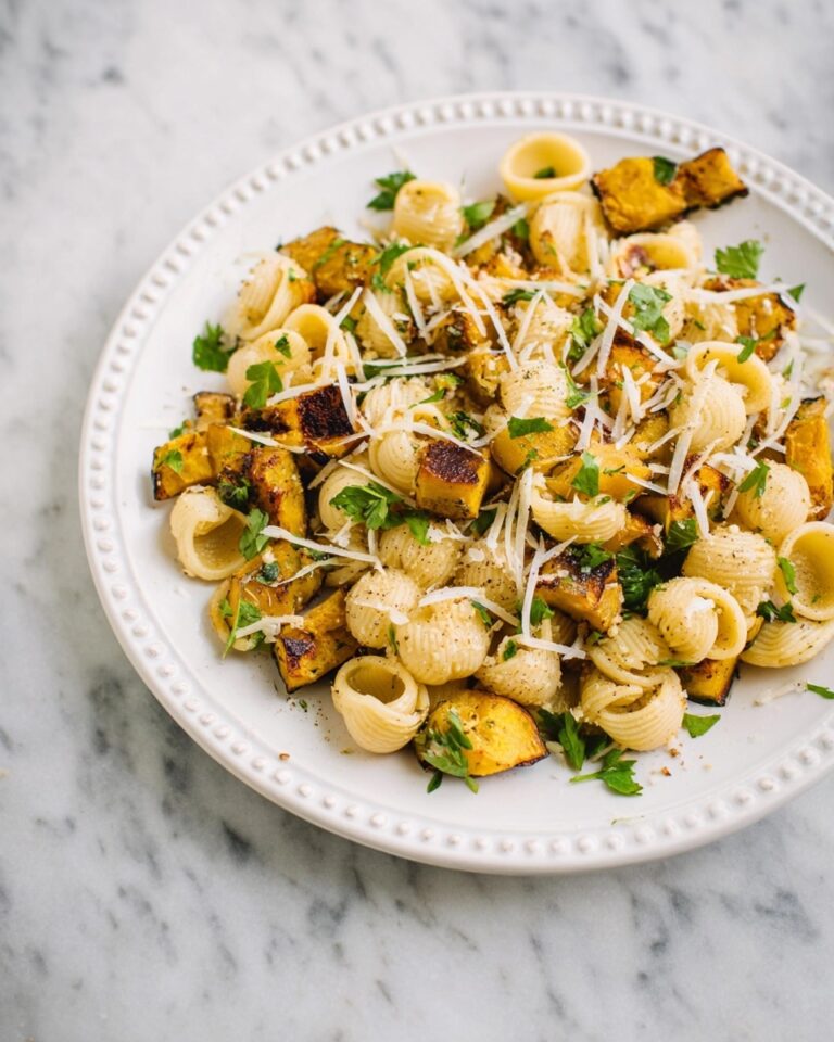 Roasted Butternut Squash Pasta with Sage and Parmesan Recipe