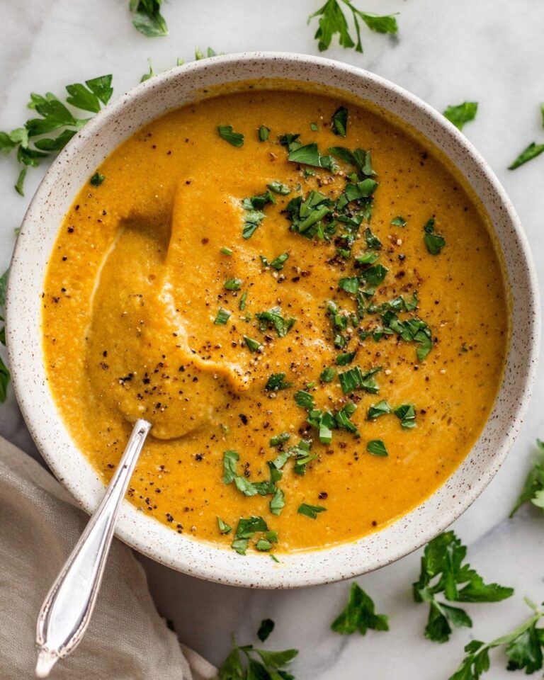 Roasted Butternut Squash and Cauliflower Soup Recipe