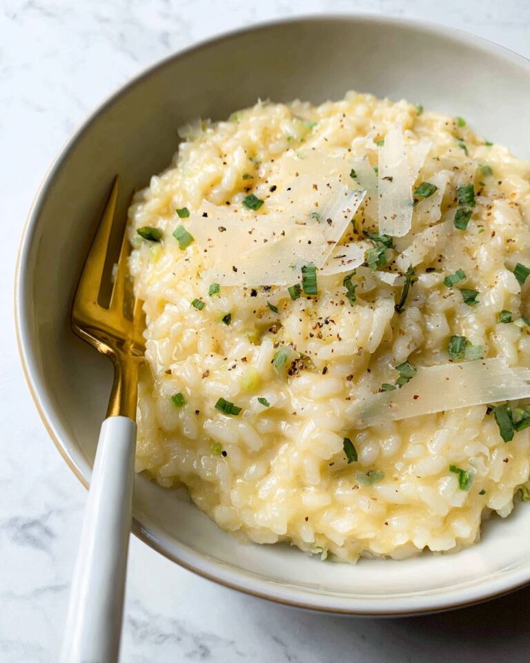 Simple Lemon-Parsley Risotto with Parmesan Recipe