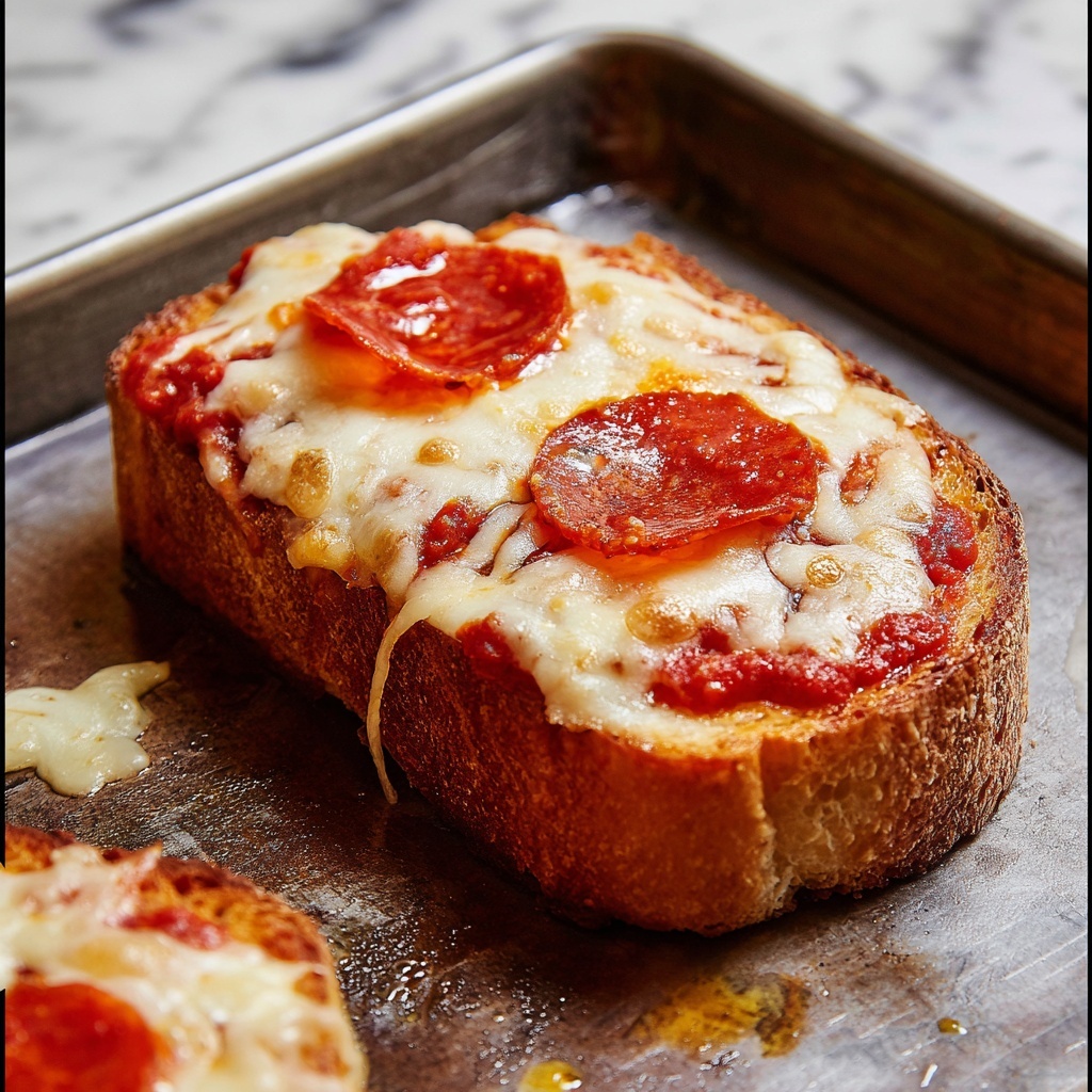 Texas Toast Garlic Bread Pizza Recipe - Recipe Image
