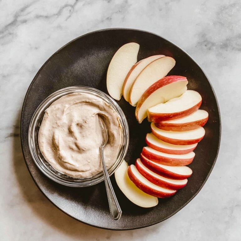 Creamy Greek Yogurt Dessert Dip with Honey, Almond Butter, and Cocoa Recipe
