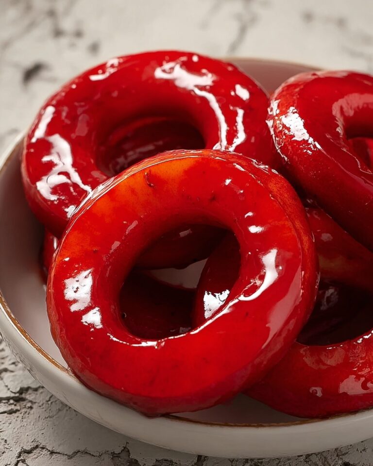 Old-Fashioned Red Cinnamon Apple Rings Recipe