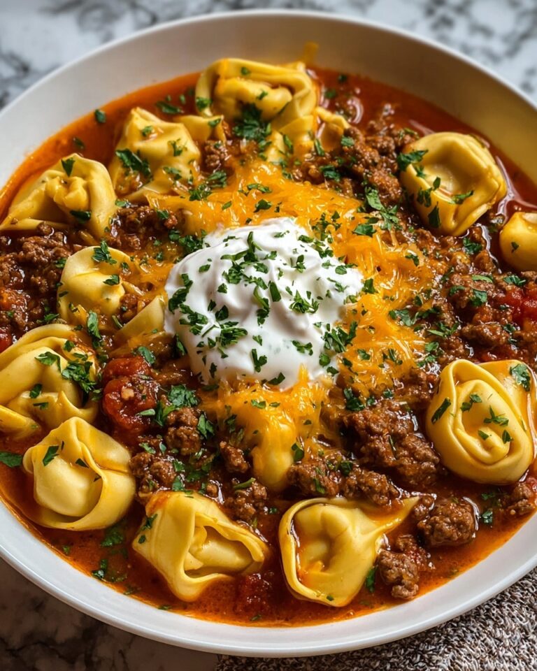 Cheesy Beef Enchiladas Tortellini Recipe