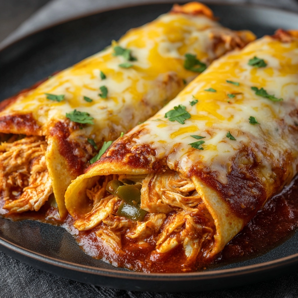 Easy Chicken Enchiladas Recipe - Recipe Image