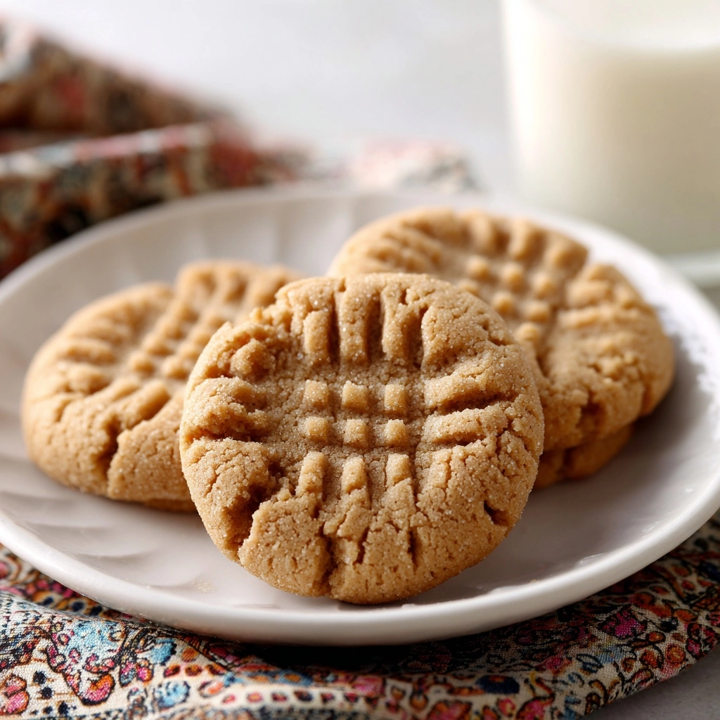Easy Peanut Butter Cookies Recipe - Recipe Image