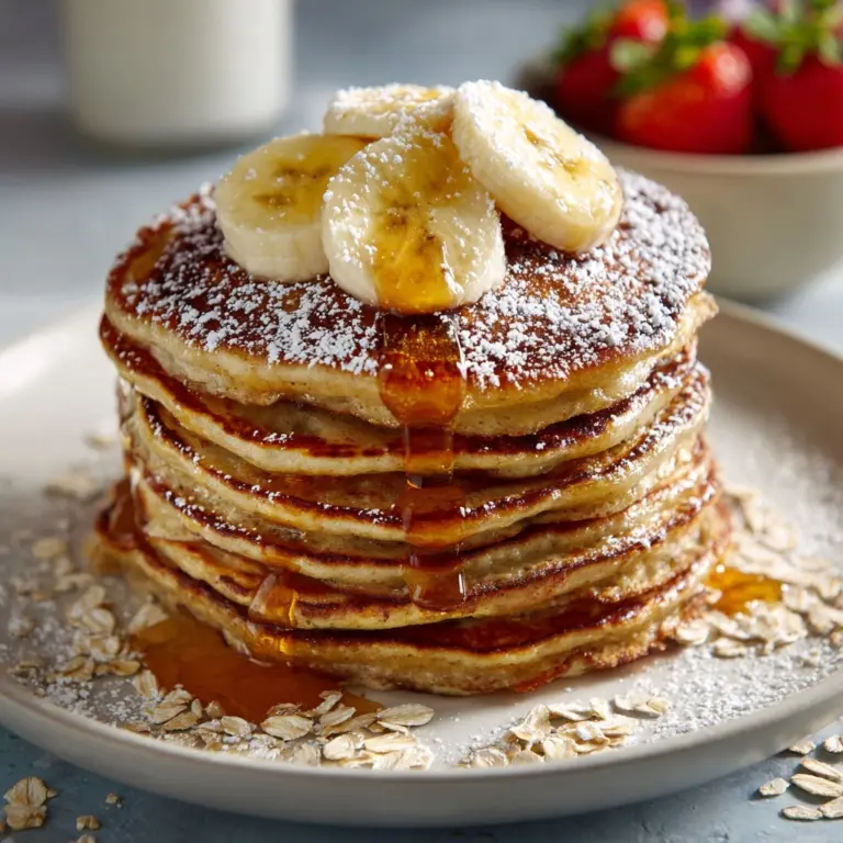 Oatmeal Protein Pancakes Recipe