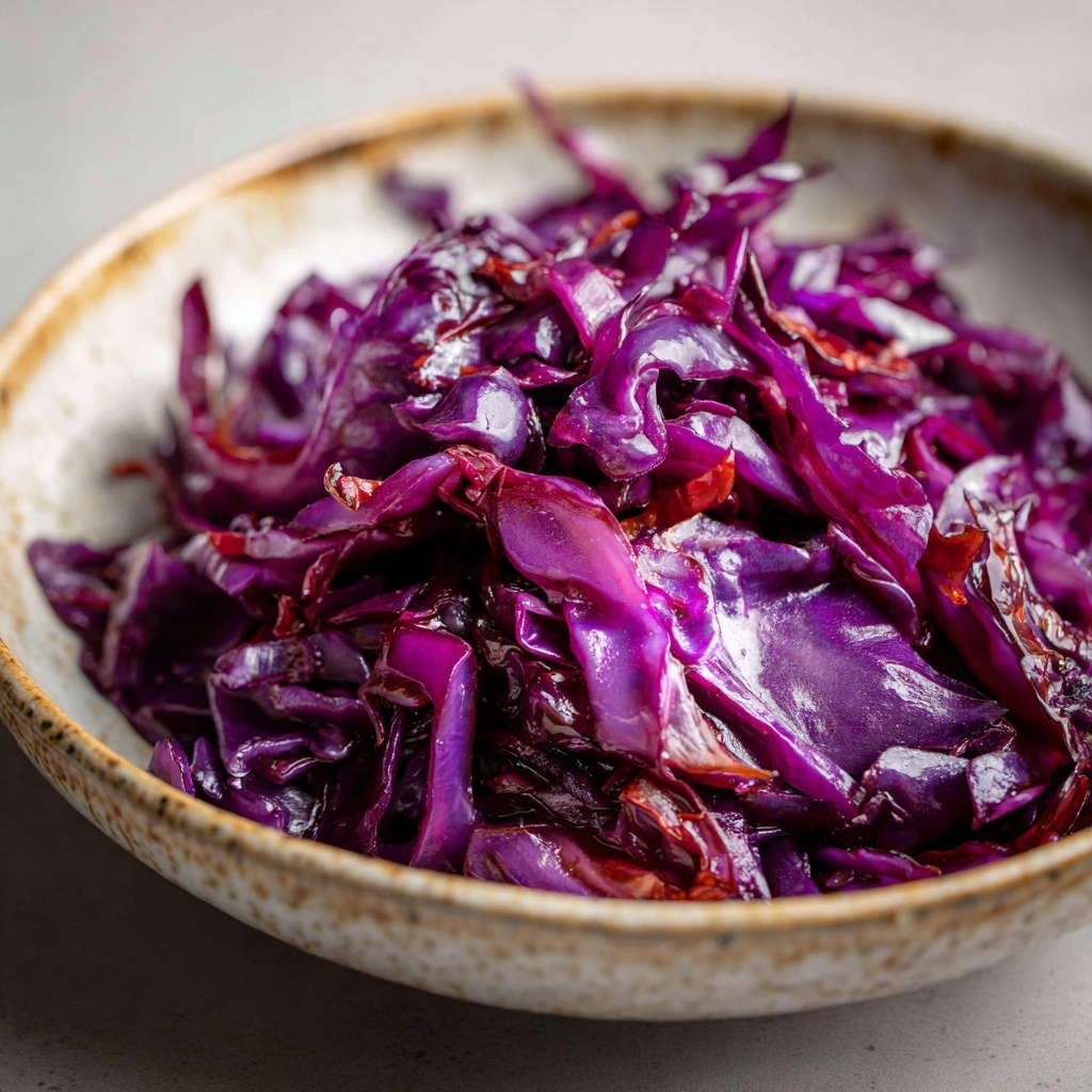 Roasted Red Cabbage with Balsamic Glaze Recipe - Recipe Image