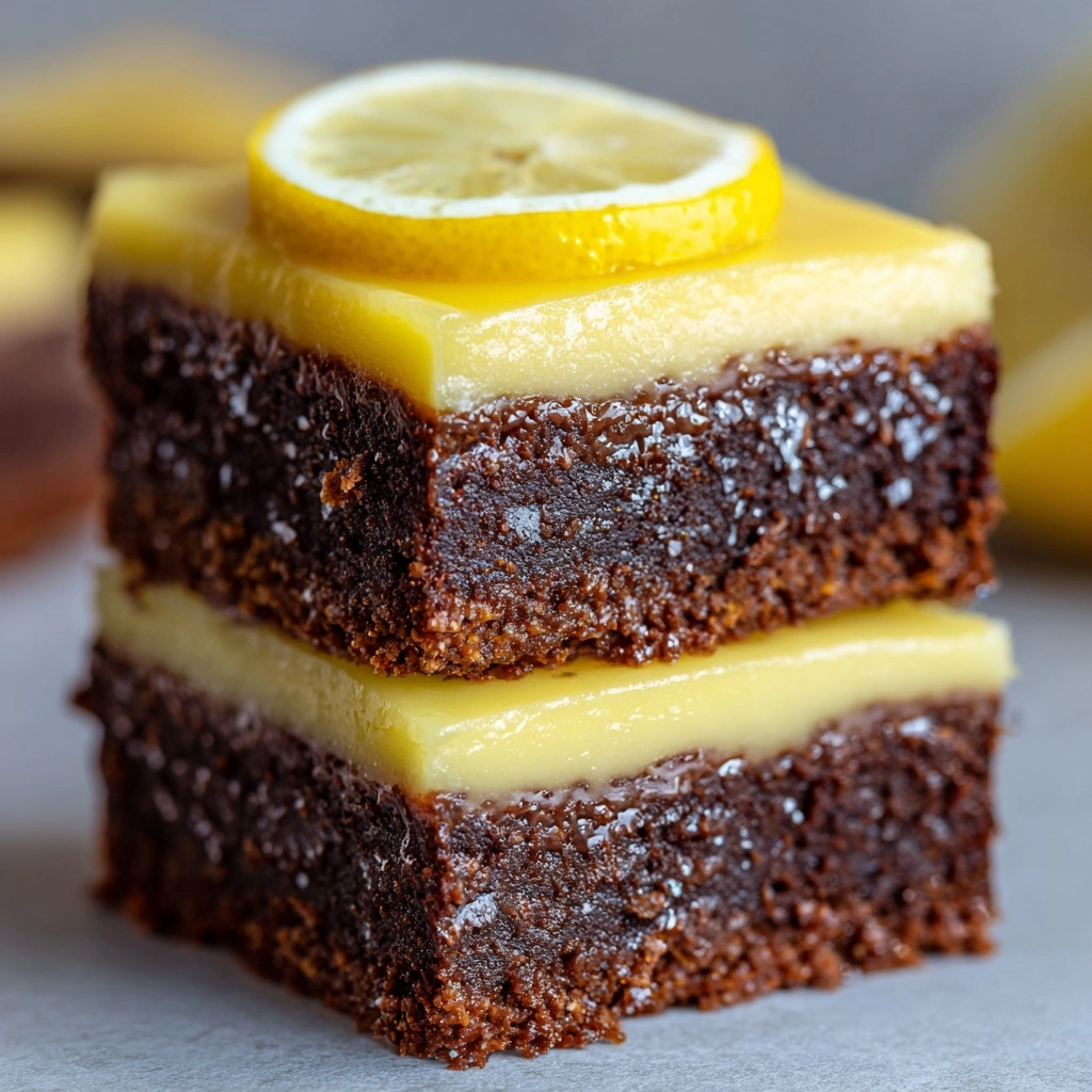 Zesty Lemon Brownies Recipe - Recipe Image