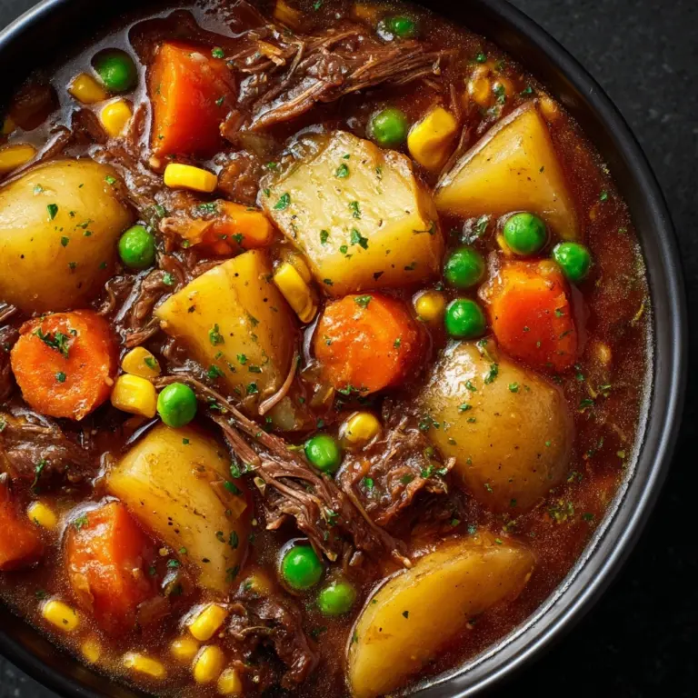 Mom’s Old Fashioned Vegetable Beef Soup Recipe