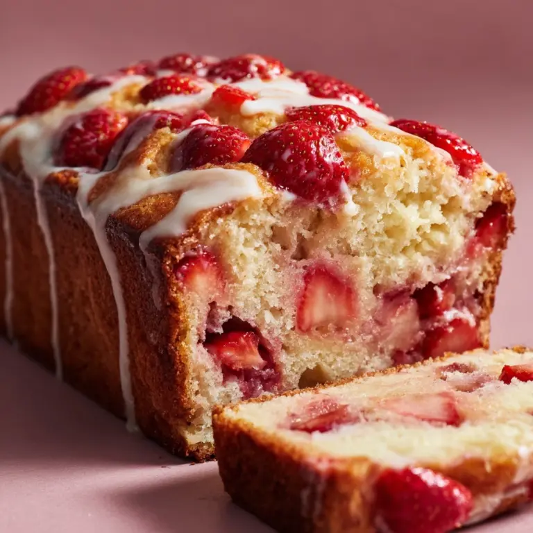 Sourdough White Chocolate Chip Strawberry Bread Recipe