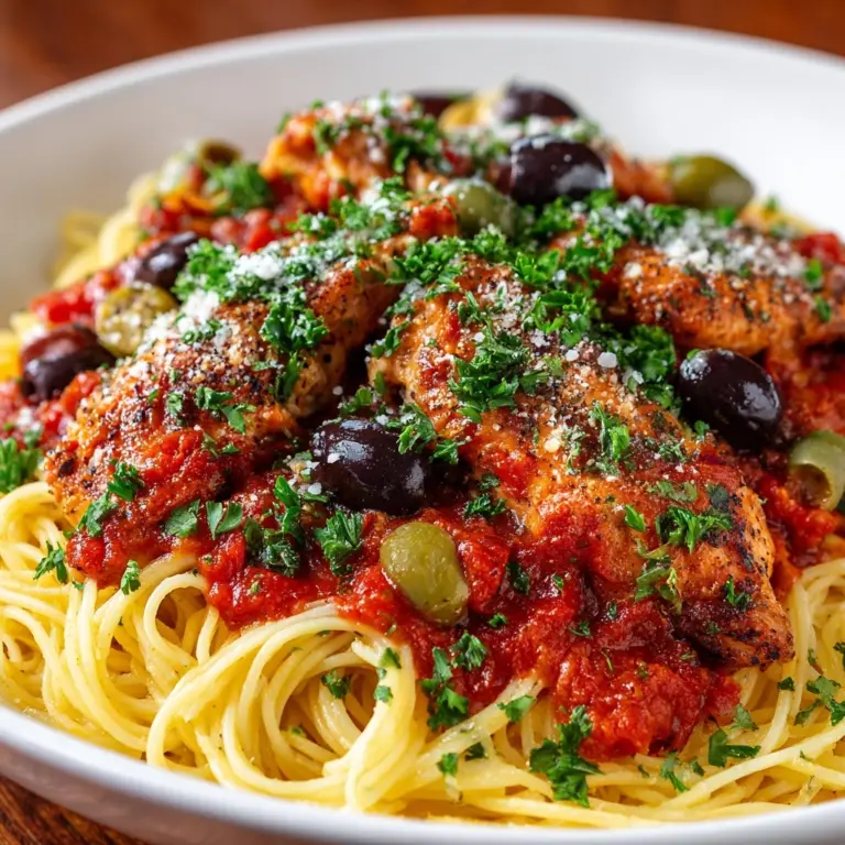 Chicken Puttanesca Recipe
