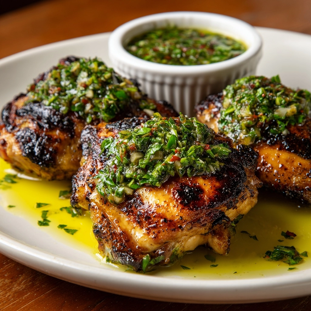 Chimichurri Chicken Thighs Recipe - Recipe Image