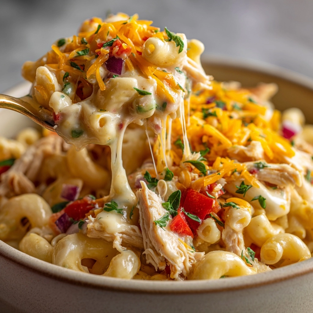 King Ranch Chicken Mac and Cheese Recipe - Recipe Image