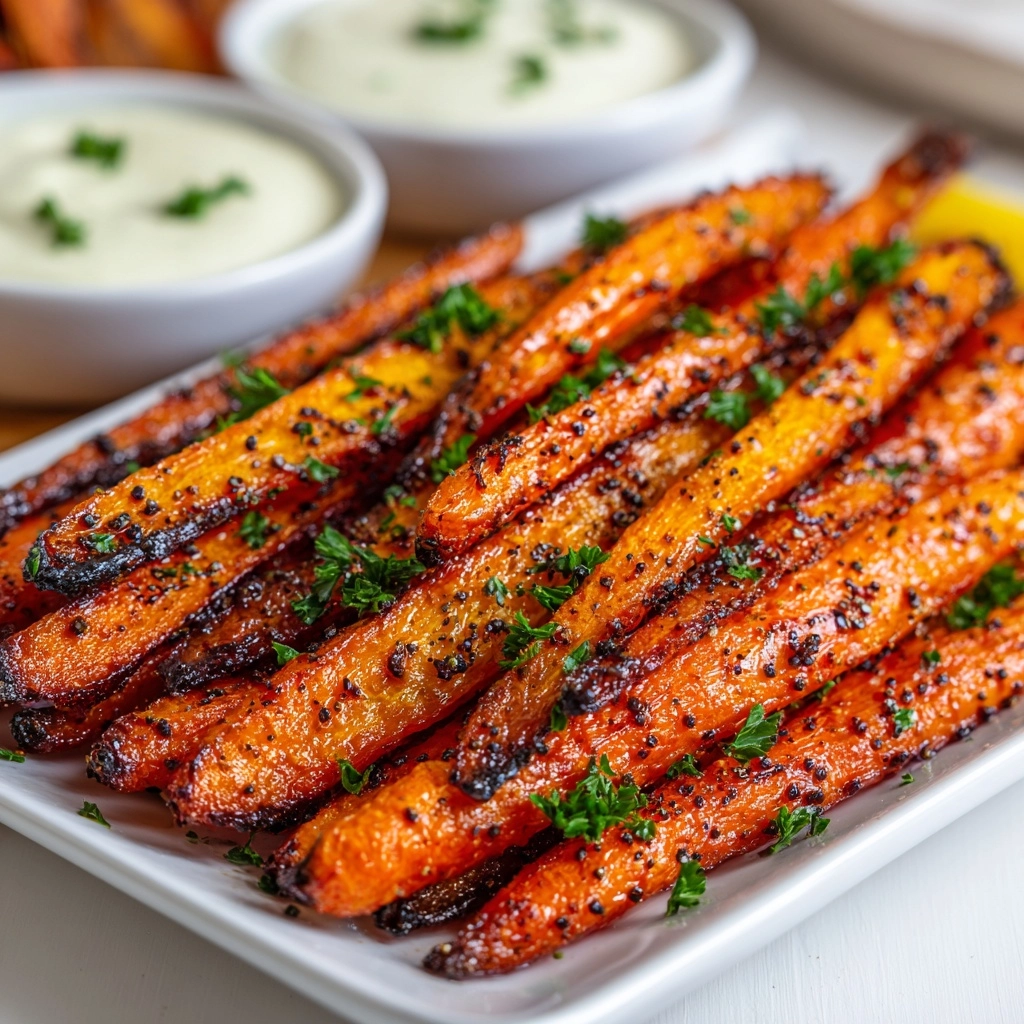 Roasted Parsley Carrots Recipe - Recipe Image