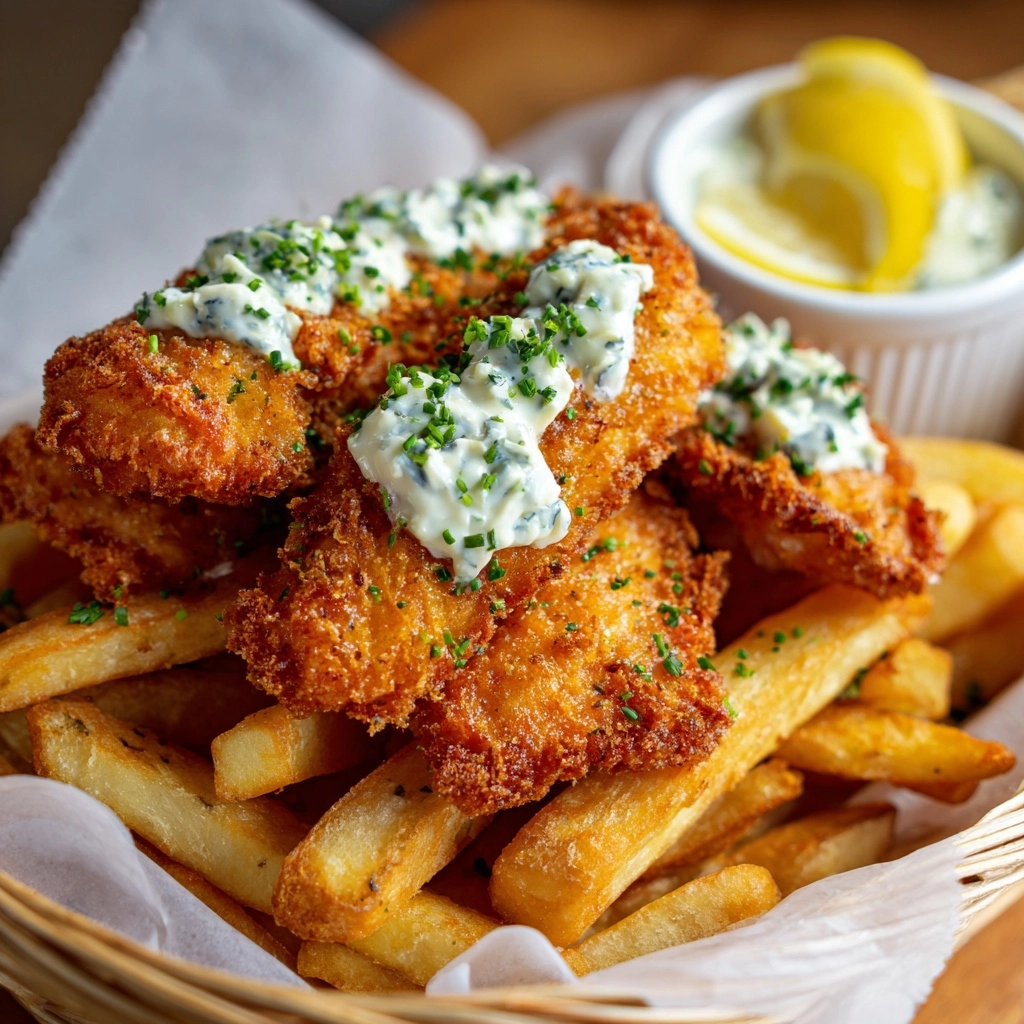 Mini Fish and Chips Recipe - Recipe Image