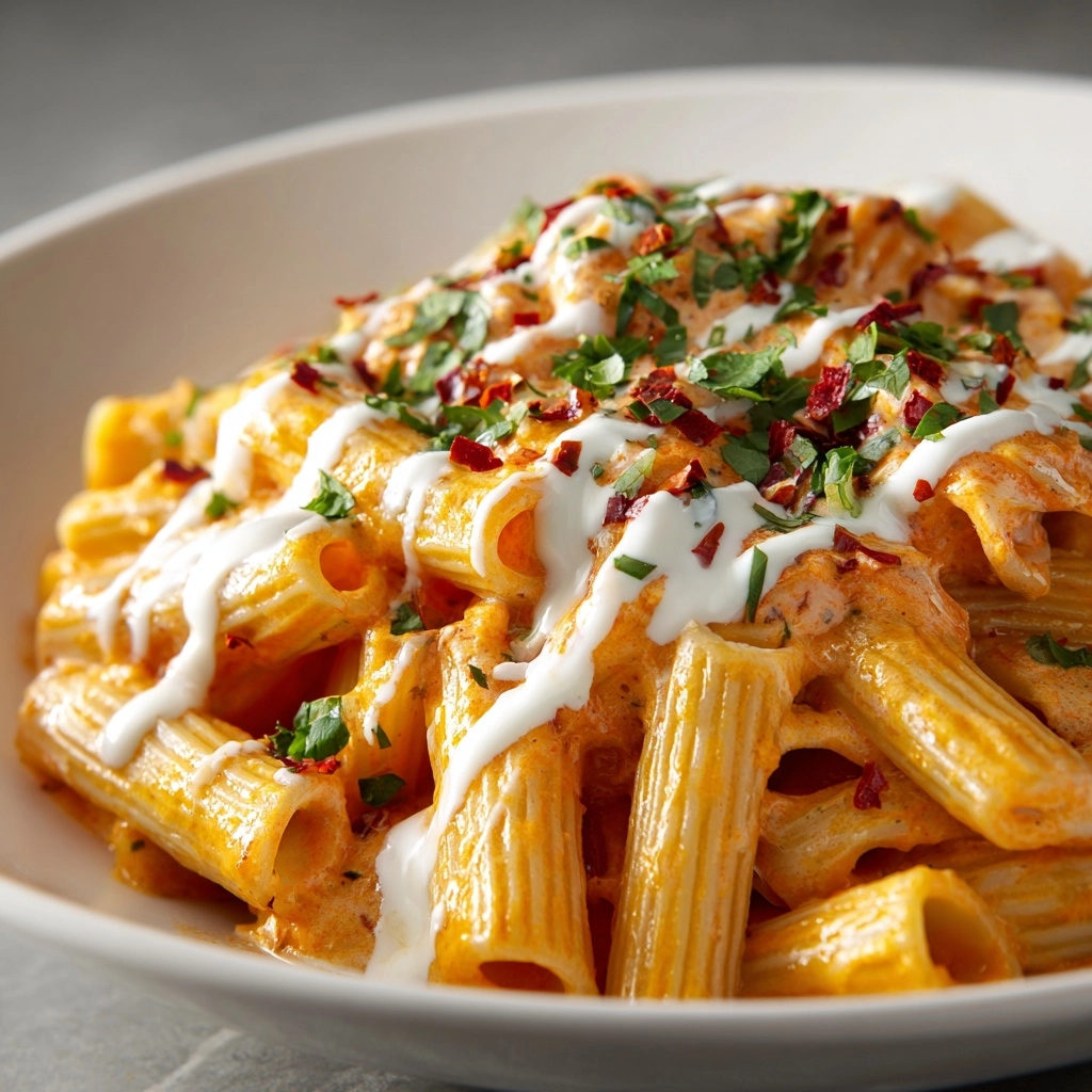 Creamy Tomato Garlic Pasta Recipe - Recipe Image