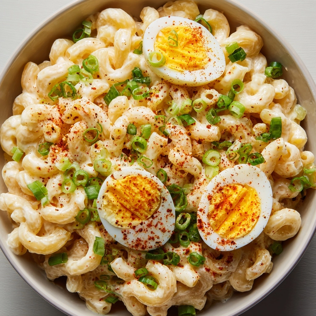 Deviled Egg Macaroni Salad Recipe - Recipe Image