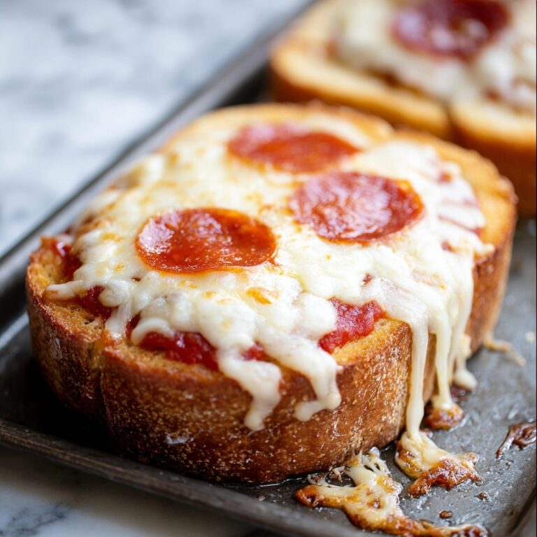 Texas Toast Garlic Bread Pizza Recipe
