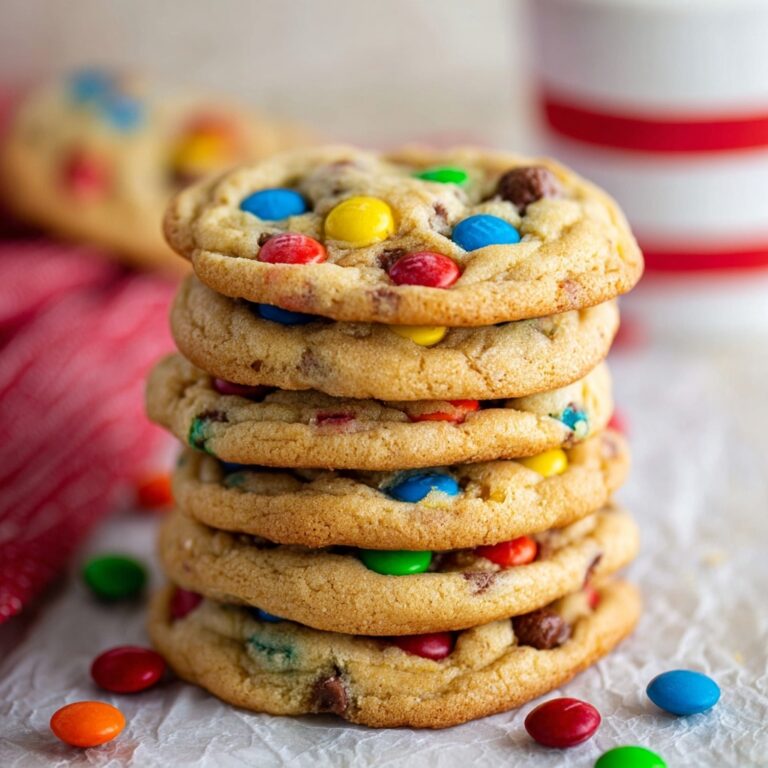 Peanut Butter M&M Cookies Recipe