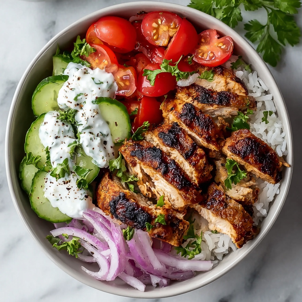 Healthy Chicken Shawarma Bowl Recipe - Recipe Image