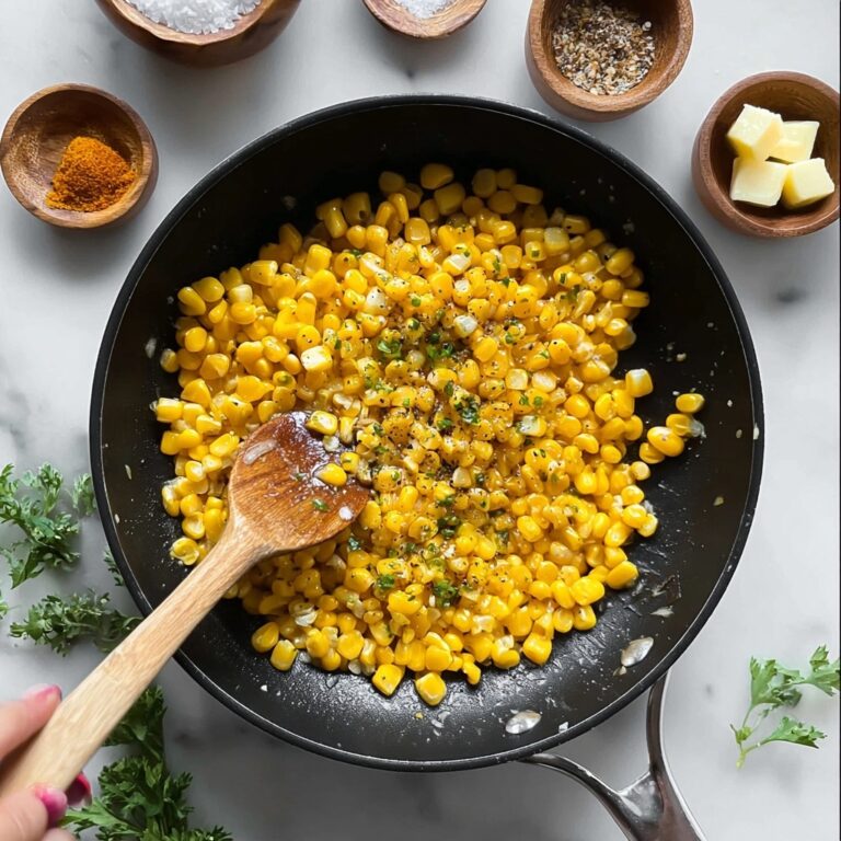 Skillet Corn with Honey Butter Recipe