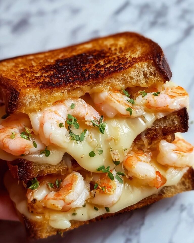 Shrimp & Cheese Grilled Sandwich Recipe