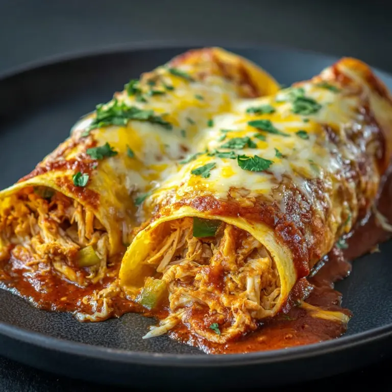 Easy Chicken Enchiladas Recipe
