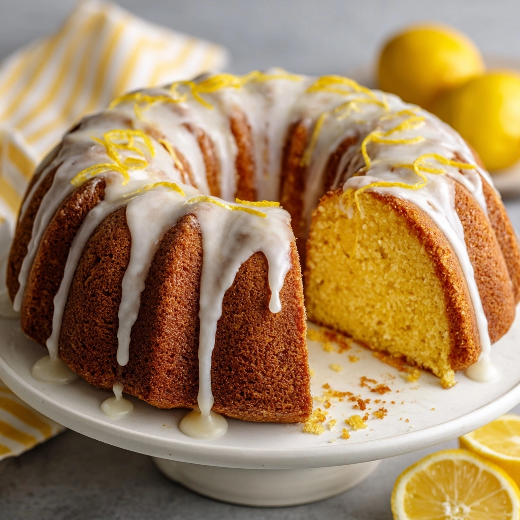 Italian Lemon Pound Cake Recipe - Recipe Image