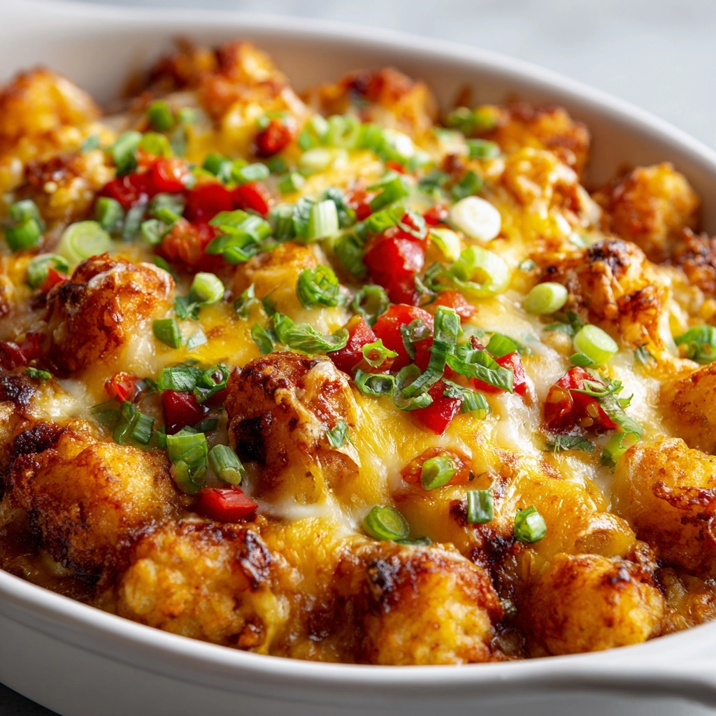 Tater Tot Breakfast Casserole Recipe - Recipe Image