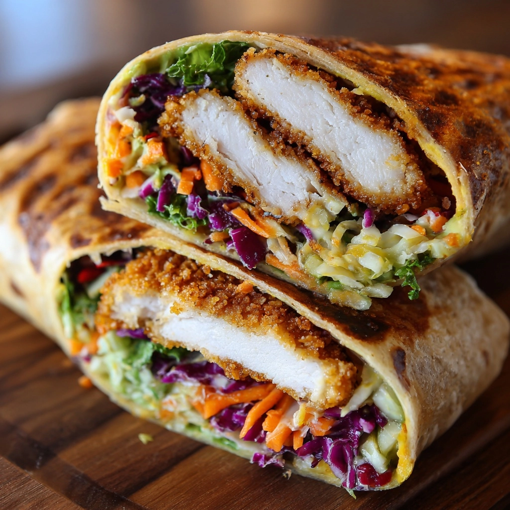 Asian Chicken Salad Wraps Recipe - Recipe Image