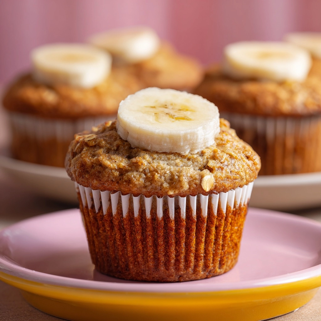 Healthy Banana Oatmeal Muffins Recipe - Recipe Image