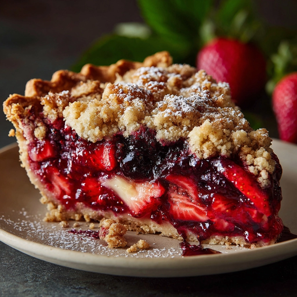 Strawberry Rhubarb Cobbler Recipe - Recipe Image