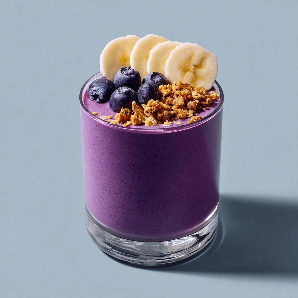 Vegan Blueberry Banana Smoothie Recipe - Recipe Image