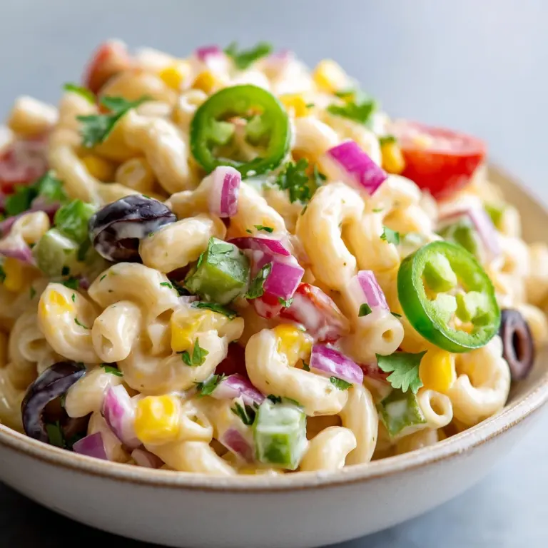 Mexican Macaroni Salad Recipe