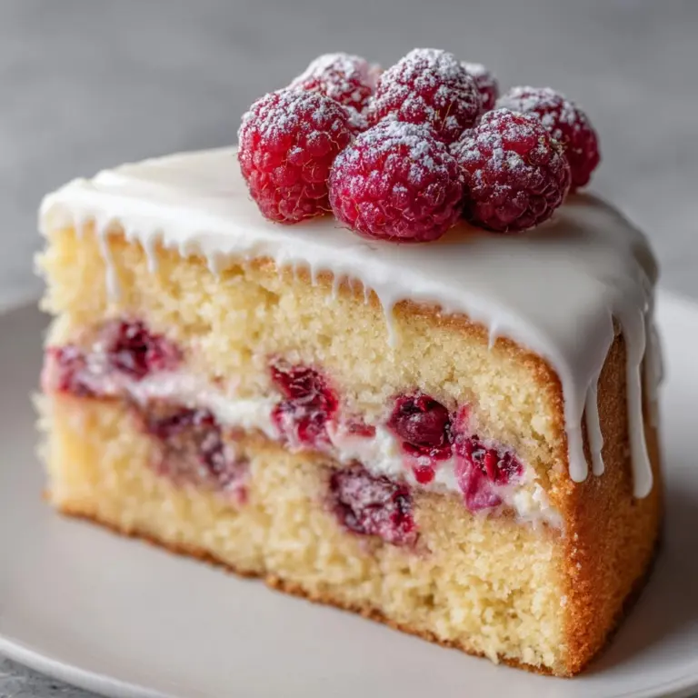 White Chocolate Raspberry Dream Cake Recipe