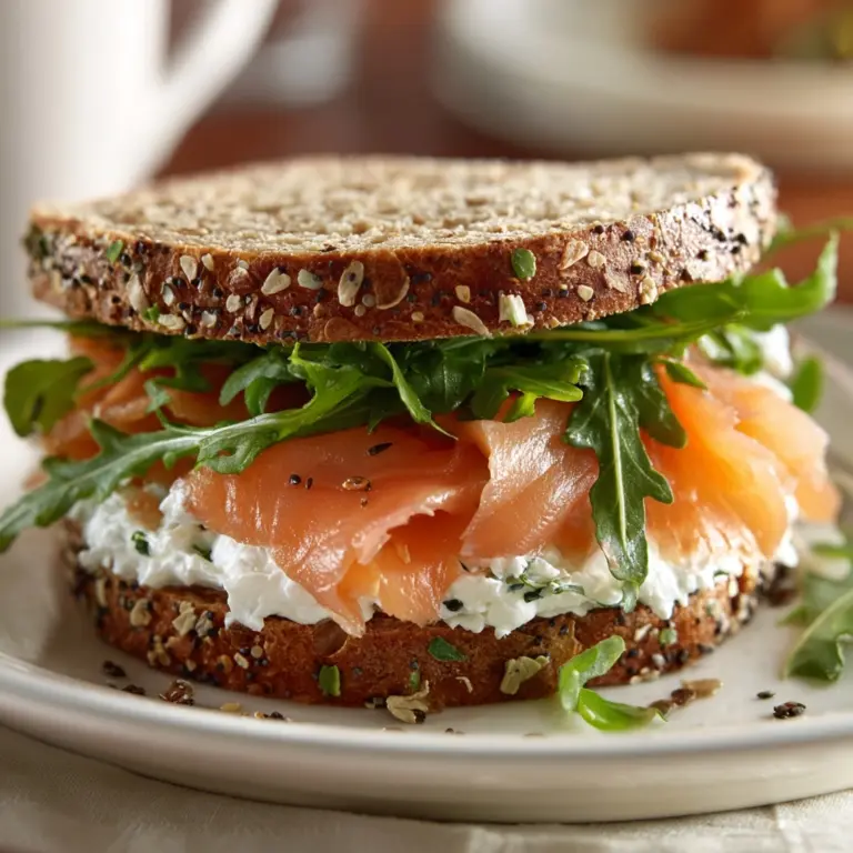 Smoked Salmon Sandwich Recipe