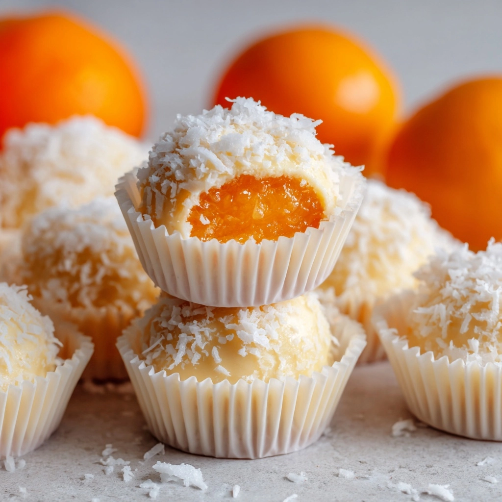 No-Bake Orange Creamsicle Truffles Recipe - Recipe Image