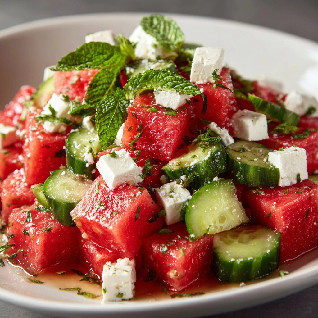 Watermelon and Feta Salad Recipe - Recipe Image