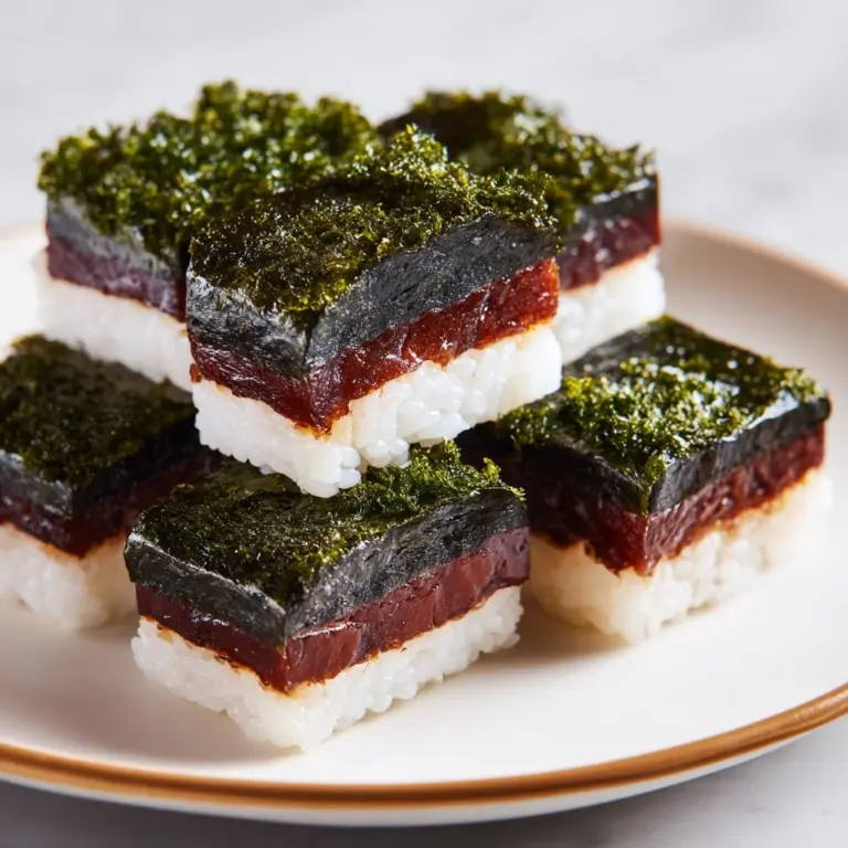 Hawaiian Spam Musubi With Sushi Nori Recipe