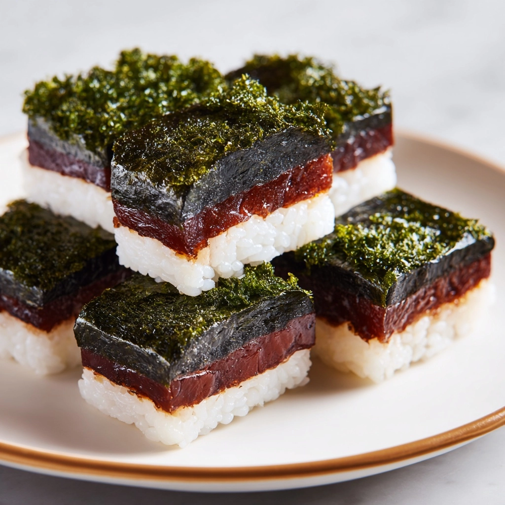 Hawaiian Spam Musubi With Sushi Nori Recipe - Recipe Image