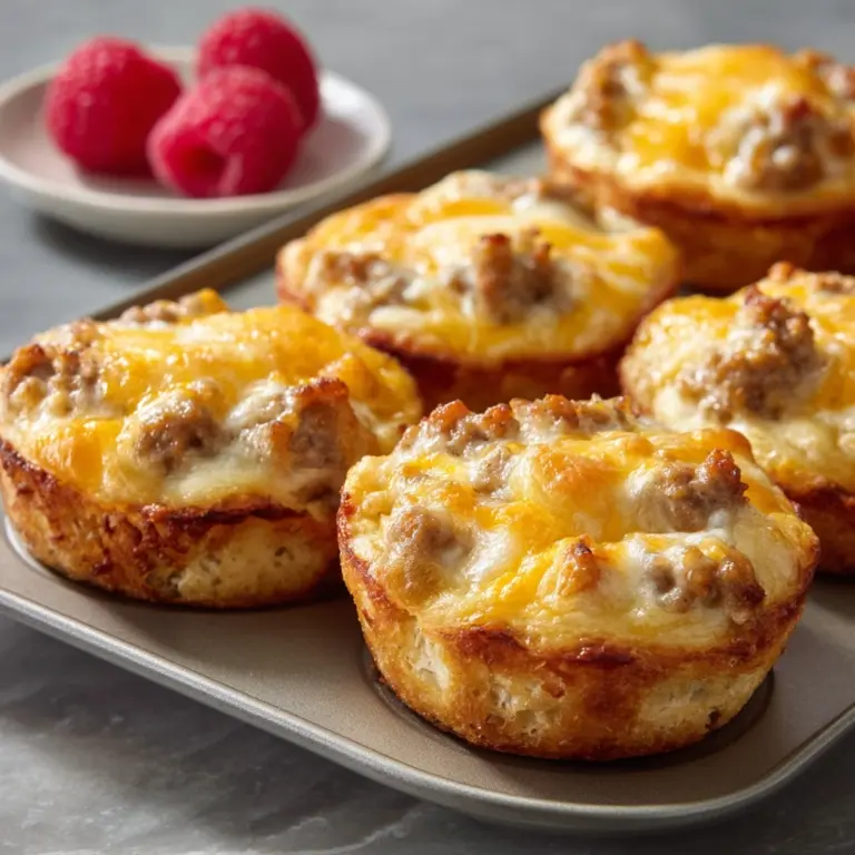 Protein Pancake Sausage Muffins Recipe