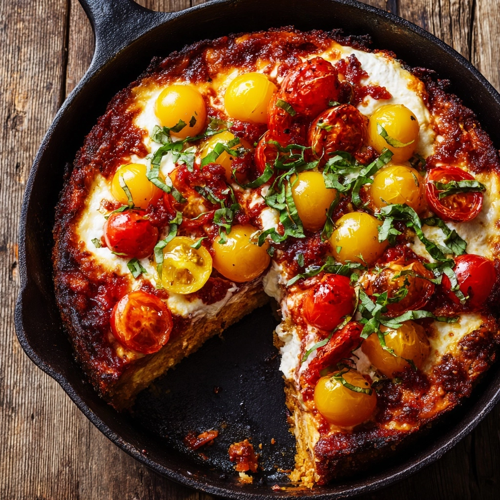 Skillet Cheesy Pizza Chicken Recipe - Recipe Image